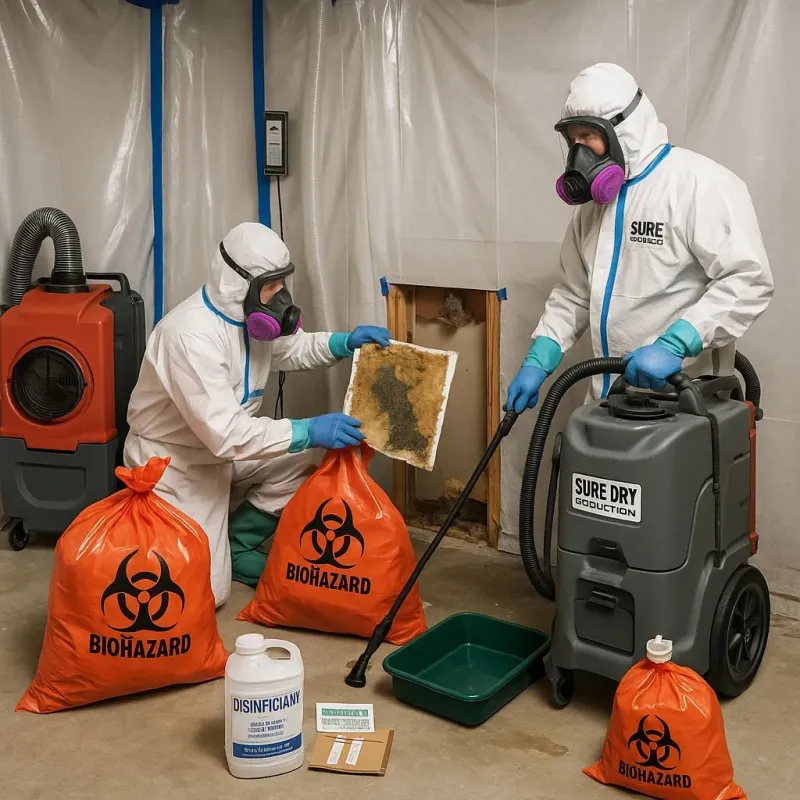 Contaminated Water Handling Protocols process in Hutchins, TX