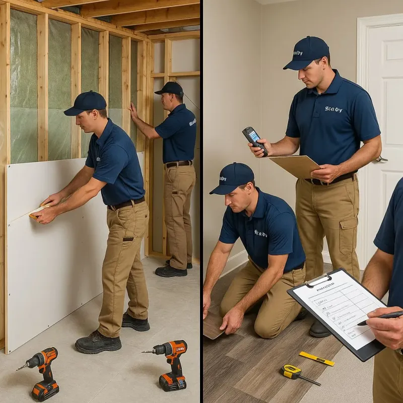 Repairs and Reconstruction process in Hutchins, TX