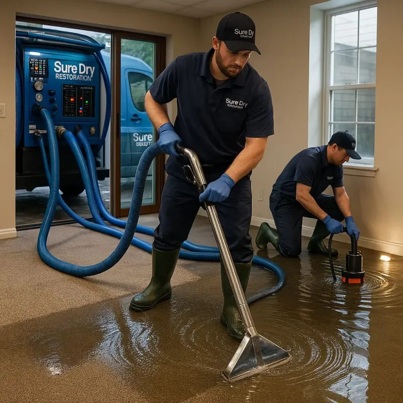 Water Extraction and Removal process in Hutchins, TX